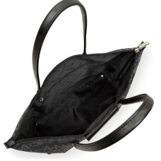 Lancaster Logo Kba Large Shoulder Tote Bag 508-62 Black