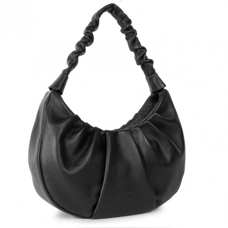 Lancaster Soft Chouchou Hobo Bag 577-14 Black