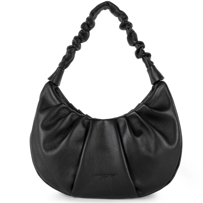 Lancaster Soft Chouchou Hobo Bag 577-14 Black
