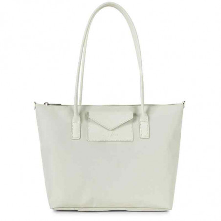 Lancaster Smart Kba Tote Bag Shoulder Bag 516-30 Ecru