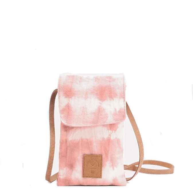 Biba Bermudas Pochette Smartphone Tie-dye Rosa