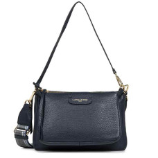 Lancaster Dune Double Pouch Bag 529-57 Navy Blue
