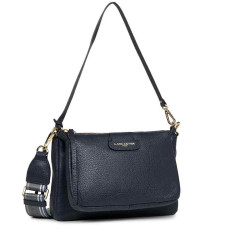 Lancaster Dune Double Pouch Bag 529-57 Navy Blue