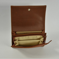 Les Ateliers Fourès Baroudeuse Zippered Wallet B51 Tawny