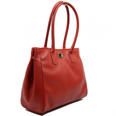 Berthille Elisa Shopping Bag Graine Pomodoro