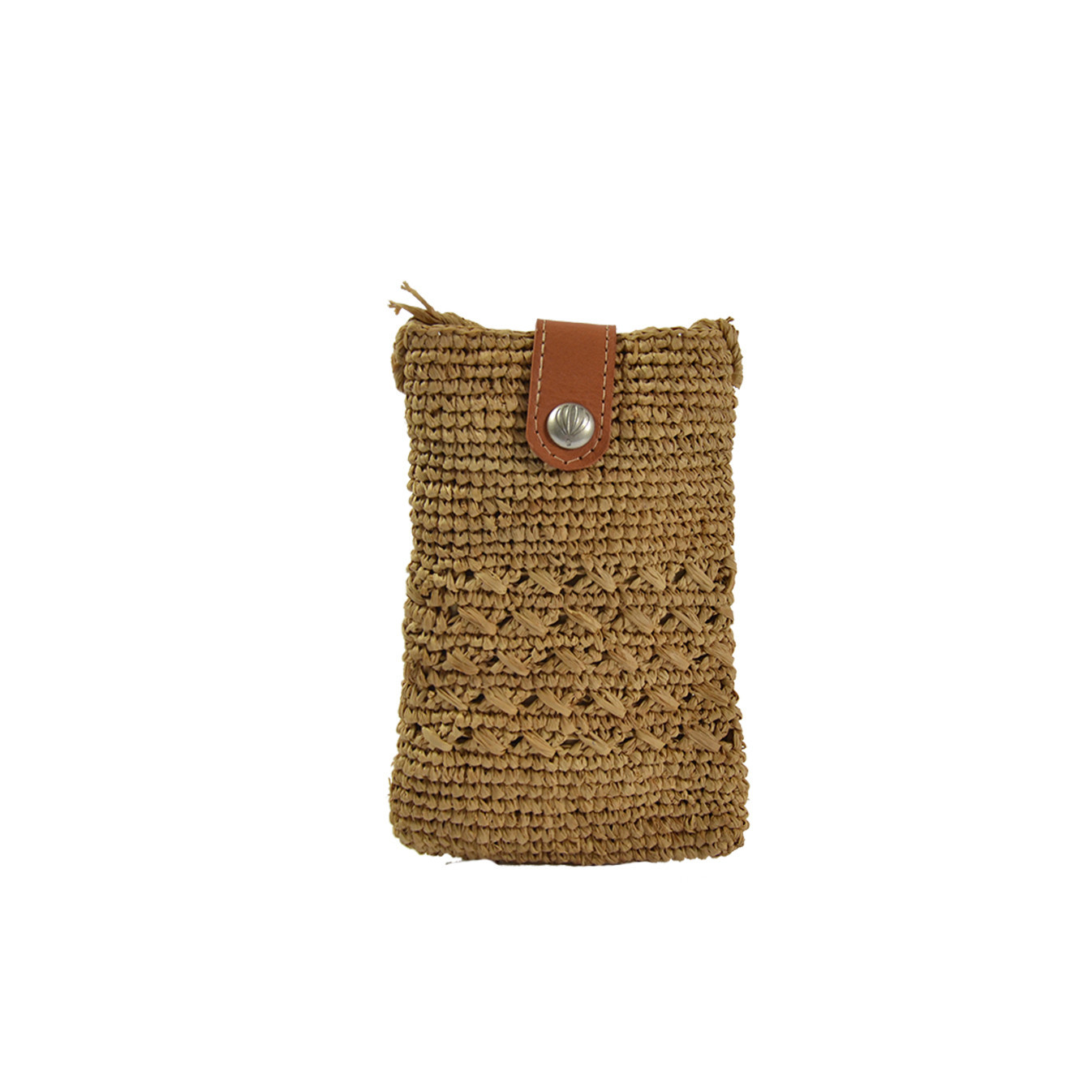 The Crochet Workshop Alloa Raffia Tea Smartphone Pouch