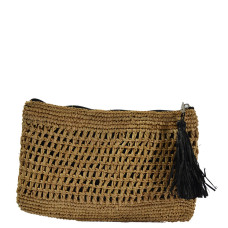 The Crochet Workshop Avana Pouch Black Tea
