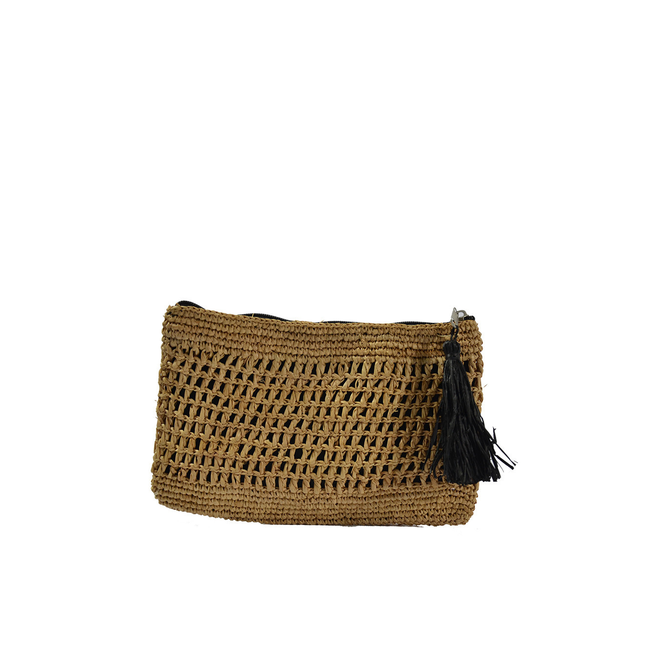 The Crochet Workshop Avana Pouch Black Tea