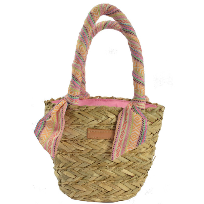 Le Voyage en Panier Mademoizelle Panier Enfant Foulard Orange Multico