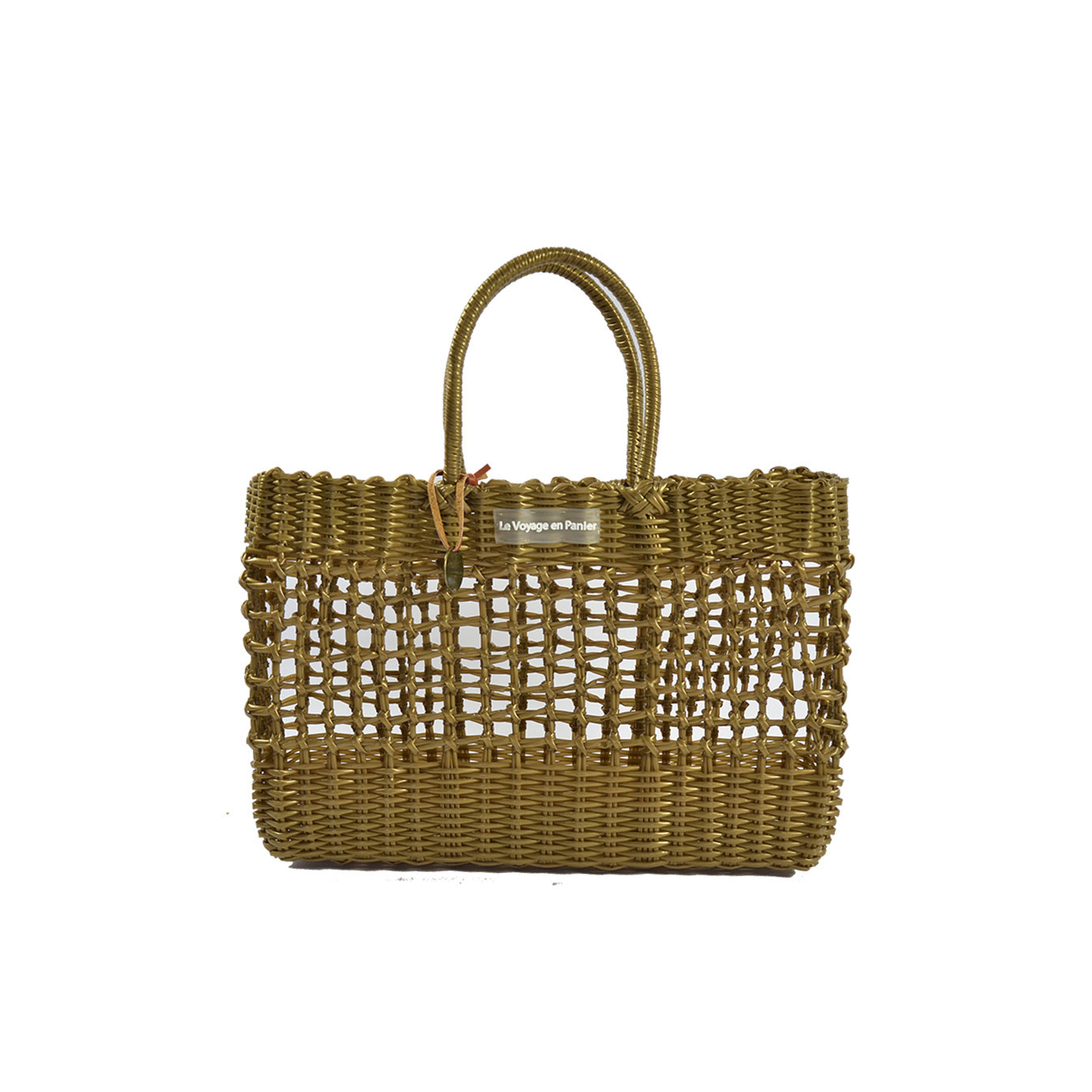 The Journey in Basket Scoubijoux Medium Bag Gold