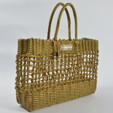 The Journey in Basket Scoubijoux Medium Bag Gold
