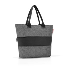 Reisenthel Extensible Shoulder Shopper Twist Silver
