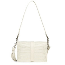 Lancaster Jodie Trotter Bag Made in France 422-28 Ecru Silver