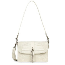 Lancaster Jodie Trotter Bag Made in France 422-28 Ecru Silver