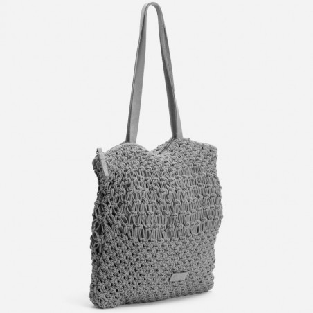 Biba Maldivas Macramé Rosa Shopper Bag