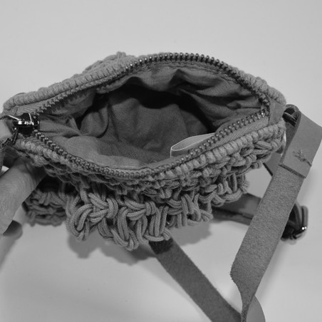 Biba Maldivas Pochette smartphone Macramé Amarillo