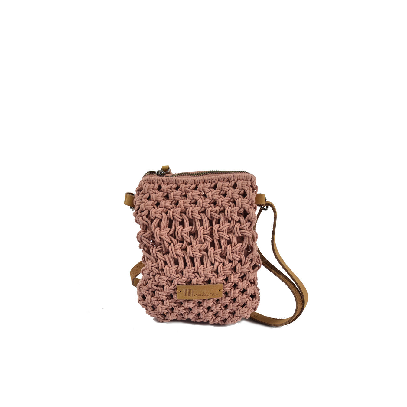 Biba Maldives Smartphone Pouch Macrame Pink
