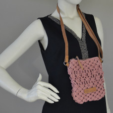 Biba Maldives Smartphone Pouch Macrame Pink