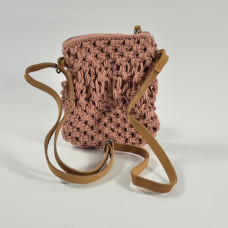Biba Maldives Smartphone Pouch Macrame Pink