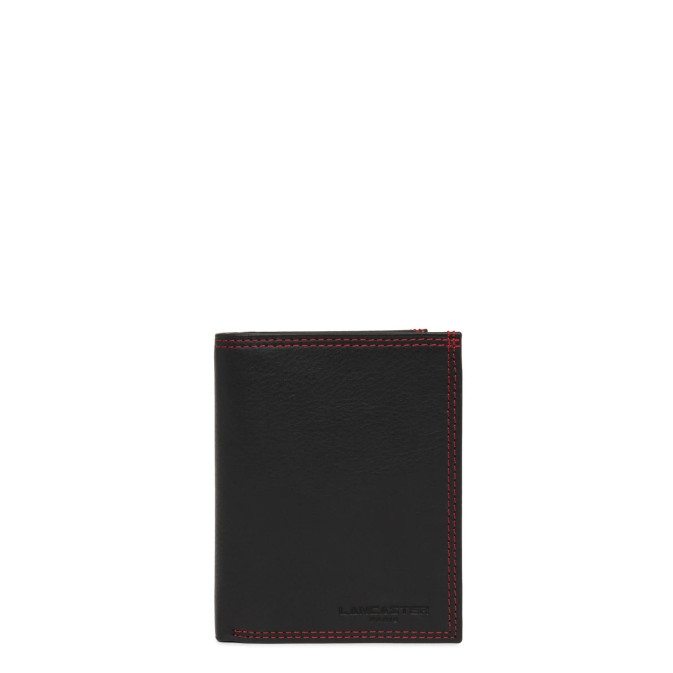 Lancaster Soft Vintage Men's Wallet 120-12 Black Red