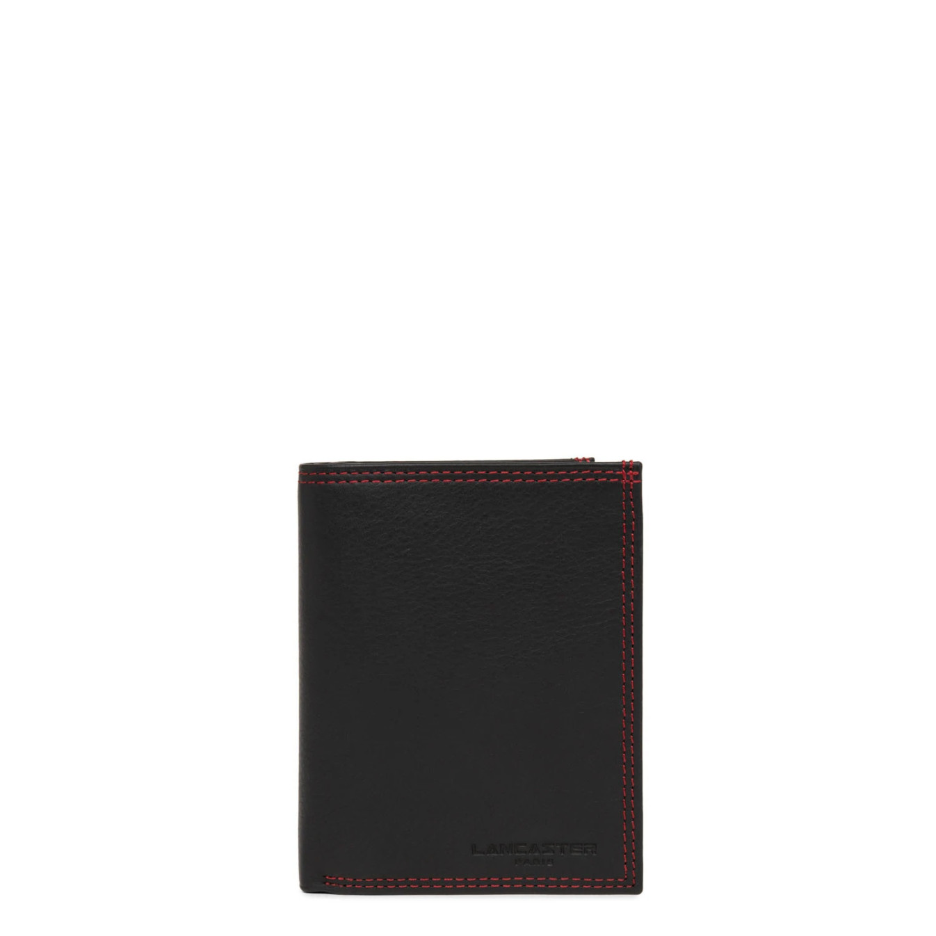Lancaster Soft Vintage Men's Wallet 120-12 Black Red