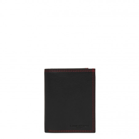 Lancaster Soft Vintage Men's Wallet 120-12 Black Red