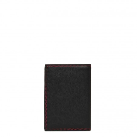 Lancaster Soft Vintage Men's Wallet 120-13 Black Red