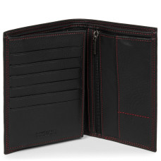 Lancaster Soft Vintage Men's Wallet 120-13 Black Red
