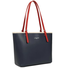 Lancaster Constance Shopping 437-07 Navy Nude Light Red
