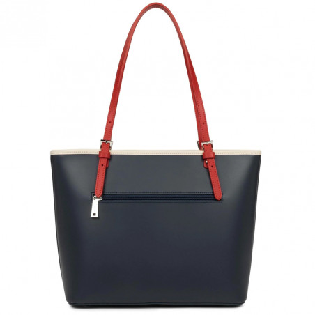Lancaster Constance Shopping 437-07 Navy Nude Light Red