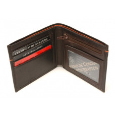 Arthur & Aston Ennis Italian Wallet Saddle Orange Leather