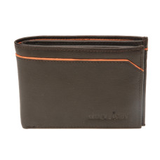 Arthur & Aston Ennis Italian Wallet Saddle Orange Leather