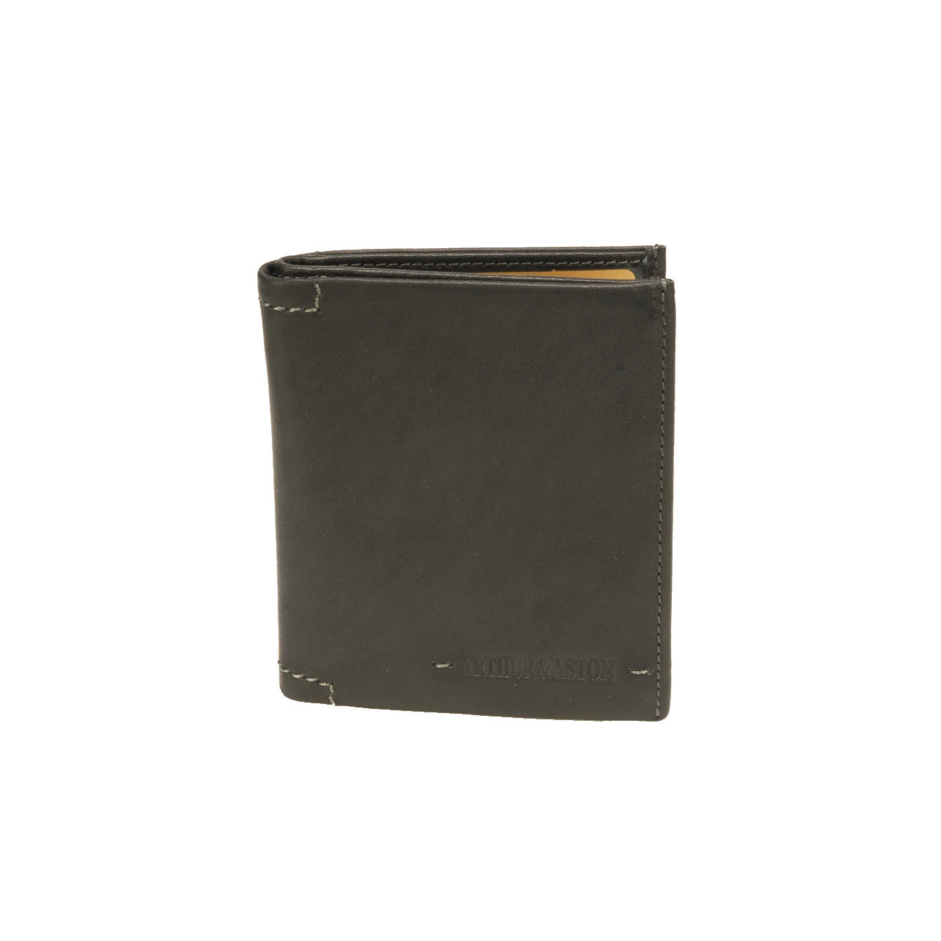 Arthur & Aston Johany Black Leather Card Holder