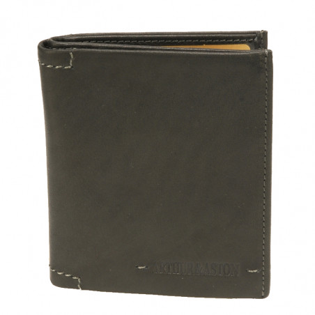 Arthur & Aston Johany Black Leather Card Holder