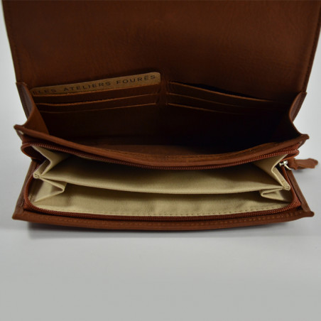 Ateliers Fourès Baroudeuse All-in-One Wallet B81 Tawny