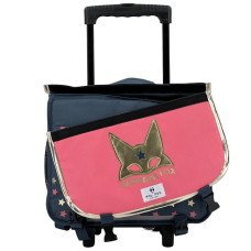 Pol Fox Reversible Trolley School Bag 38cm Wonder Fox Glitter