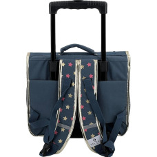 Pol Fox Reversible Trolley School Bag 38cm Wonder Fox Glitter