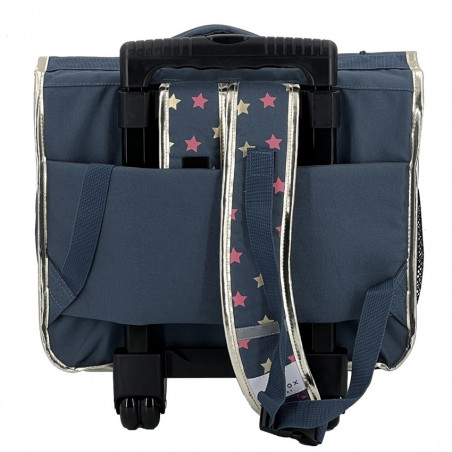 Pol Fox Reversible Trolley School Bag 38cm Wonder Fox Glitter