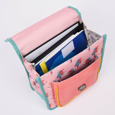 Caméléon Retro Backpack 30cm Pink Parrot