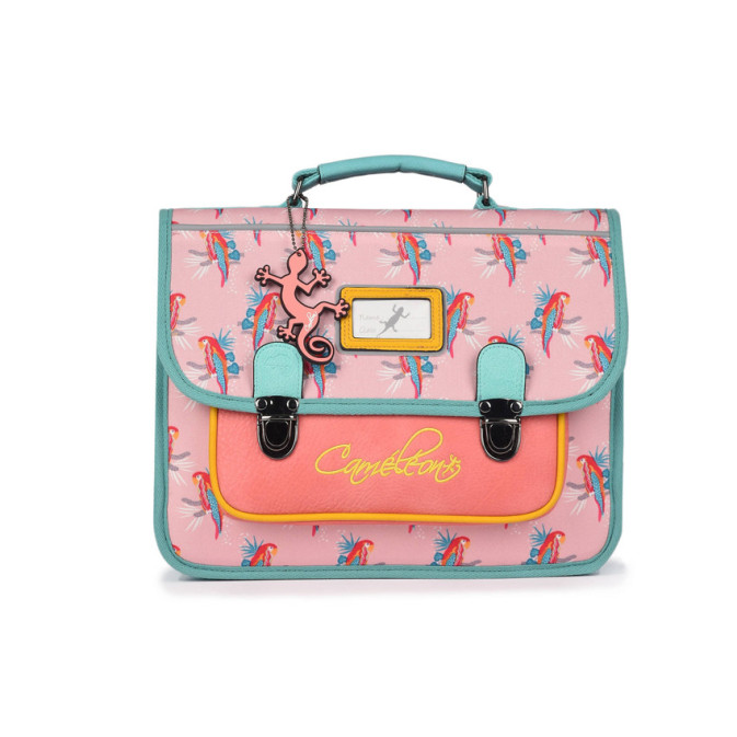 Caméléon Retro Backpack 32cm Pink Parrot