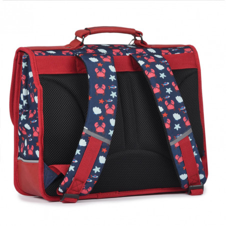 Caméléon Retro School Bag 35cm Navy Crab