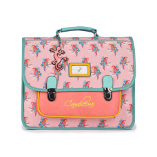 Caméléon Retro School Bag 35cm Pink Parrot
