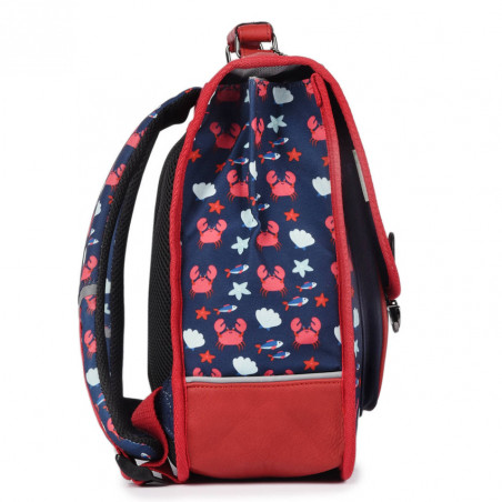 Camaleon Retro 38cm Navy Crab Backpack