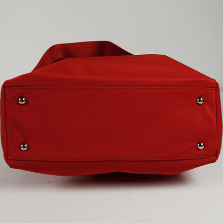 Lancaster Basic Verni Sac Porté Epaule et Travers 514-60 Rouge sous