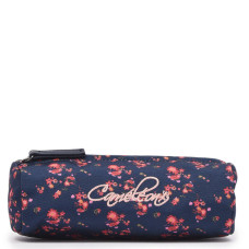 Chameleon Simple Vintage Fantasy Navy Blossom Pencil Case