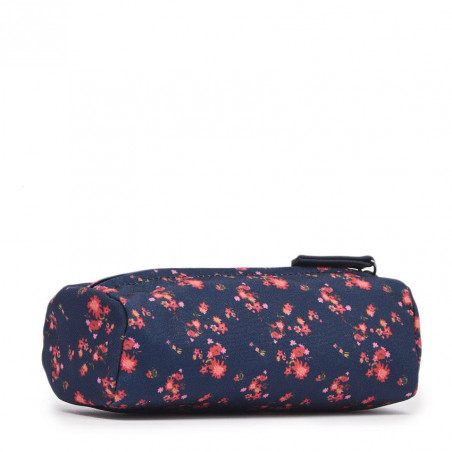 Chameleon Simple Vintage Fantasy Navy Blossom Pencil Case