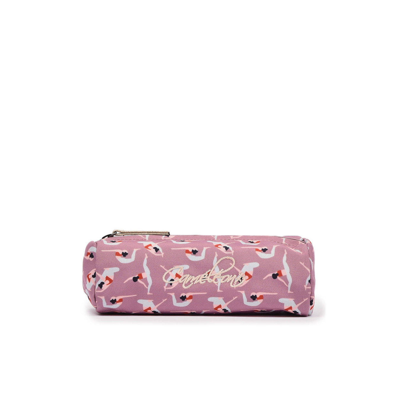 Chameleon Simple Vintage Fantasy Pink Girl Pencil Case