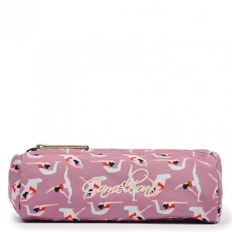 Chameleon Simple Vintage Fantasy Pink Girl Pencil Case