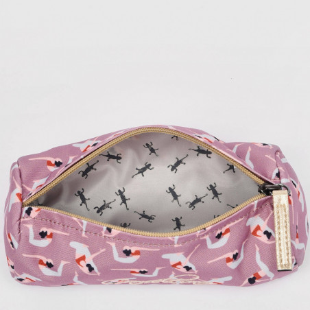 Chameleon Simple Vintage Fantasy Pink Girl Pencil Case