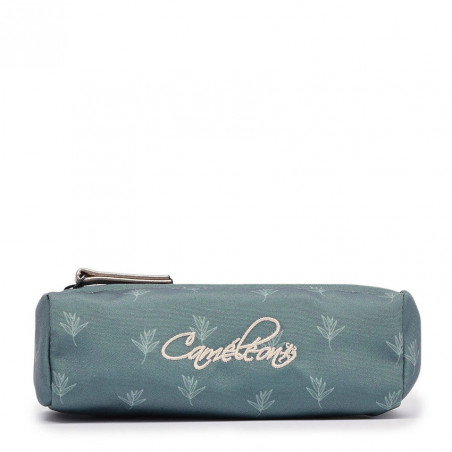 Chameleon Simple Vintage Fantasy Green Jungle Pencil Case